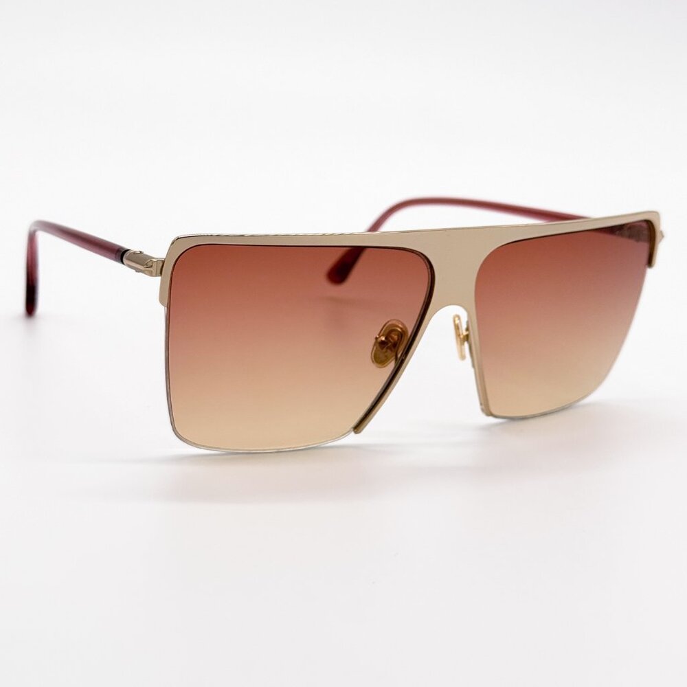 NEW TOM FORD SOFI TF840 28T SUNGLASSES WOMEN ROSE GOLD SQUARE FT0840/S - Picture 4 of 9